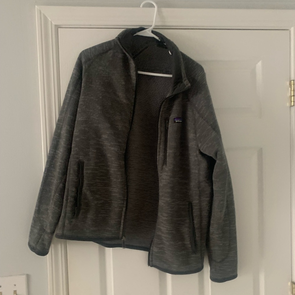 Gray Full-Zip Jacket - image 1